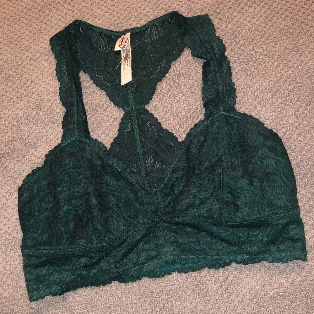 Free People Green/Teal Bralette